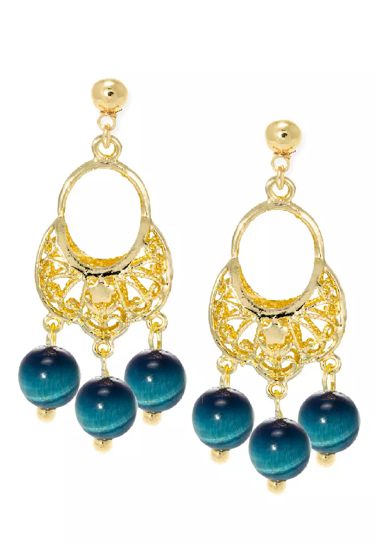 Real gold earrings top
