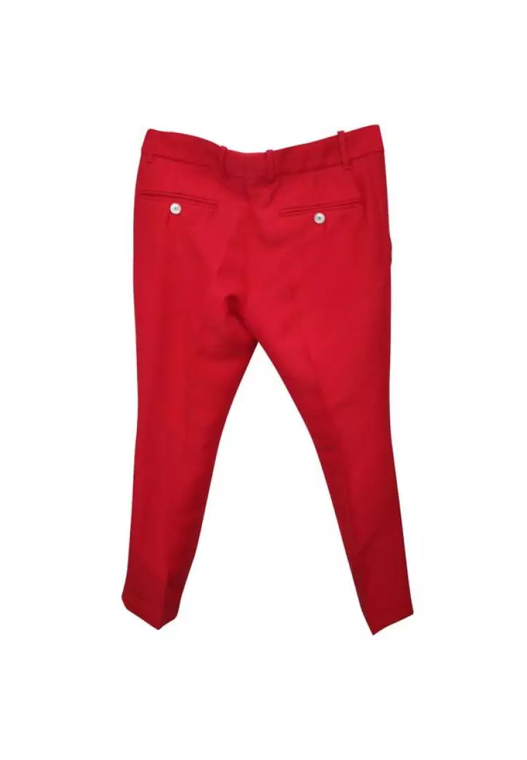 Gucci Pre Loved GUCCI Red Pants 2024 Buy Gucci Online ZALORA