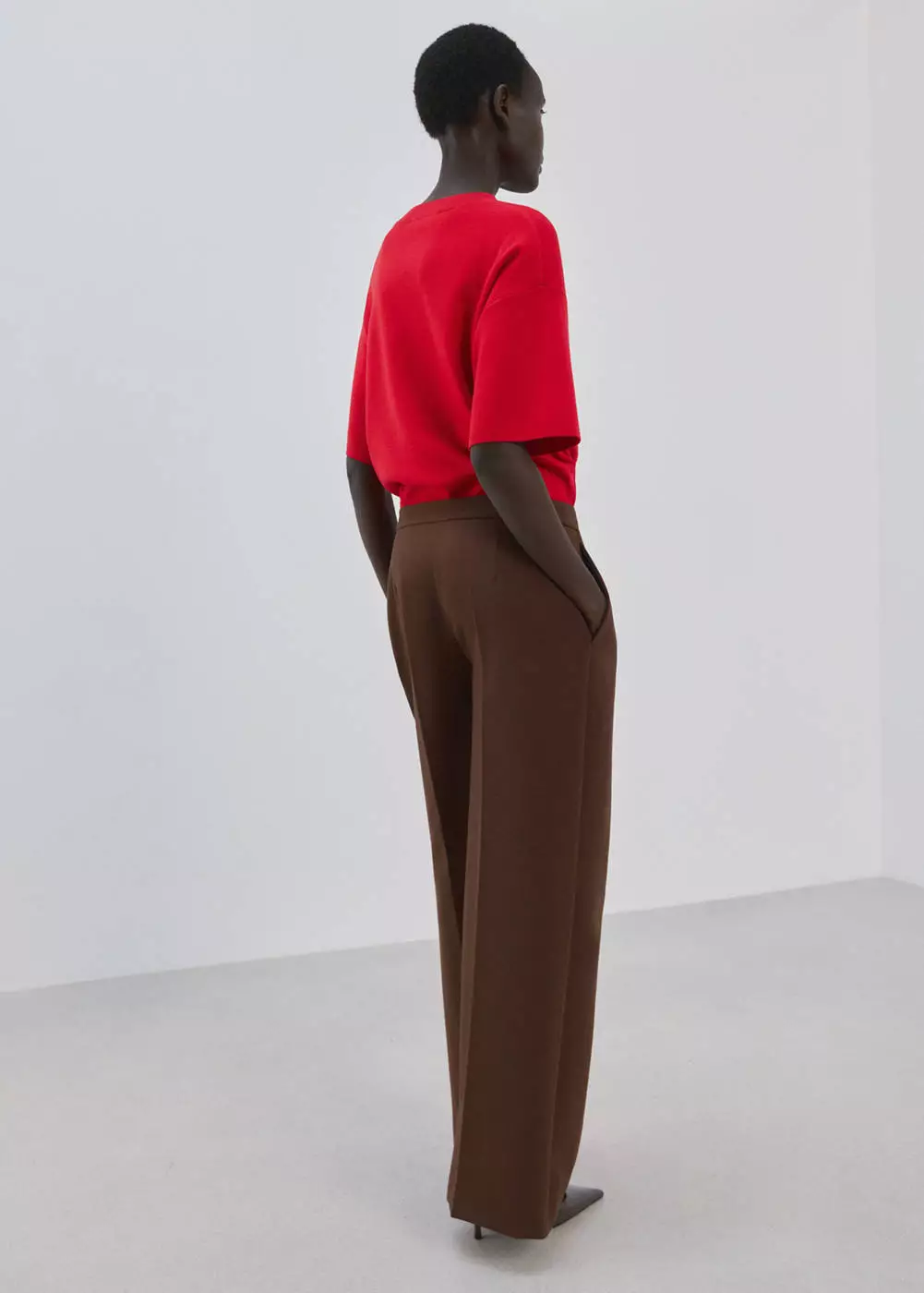 Sweater lengan pendek oversize