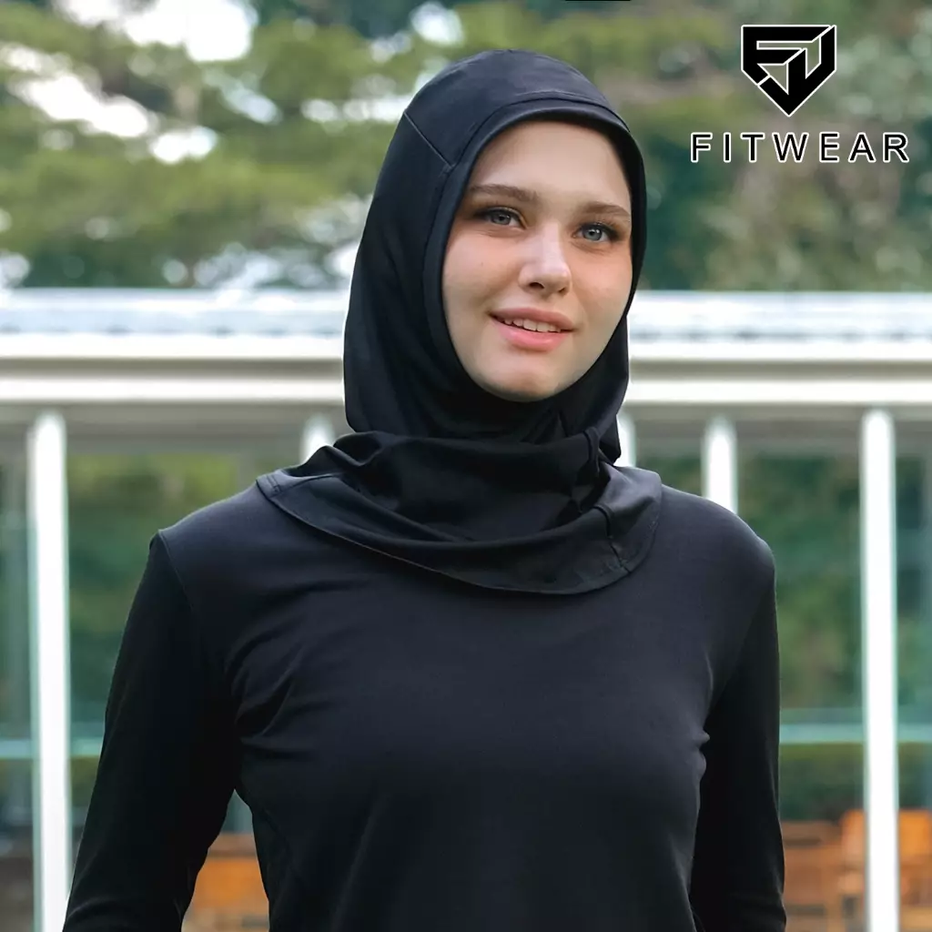 Fitwear Kerudung / Jilbab Olahraga Wanita MARYAM BREATHABLE HIJAB SPORT 