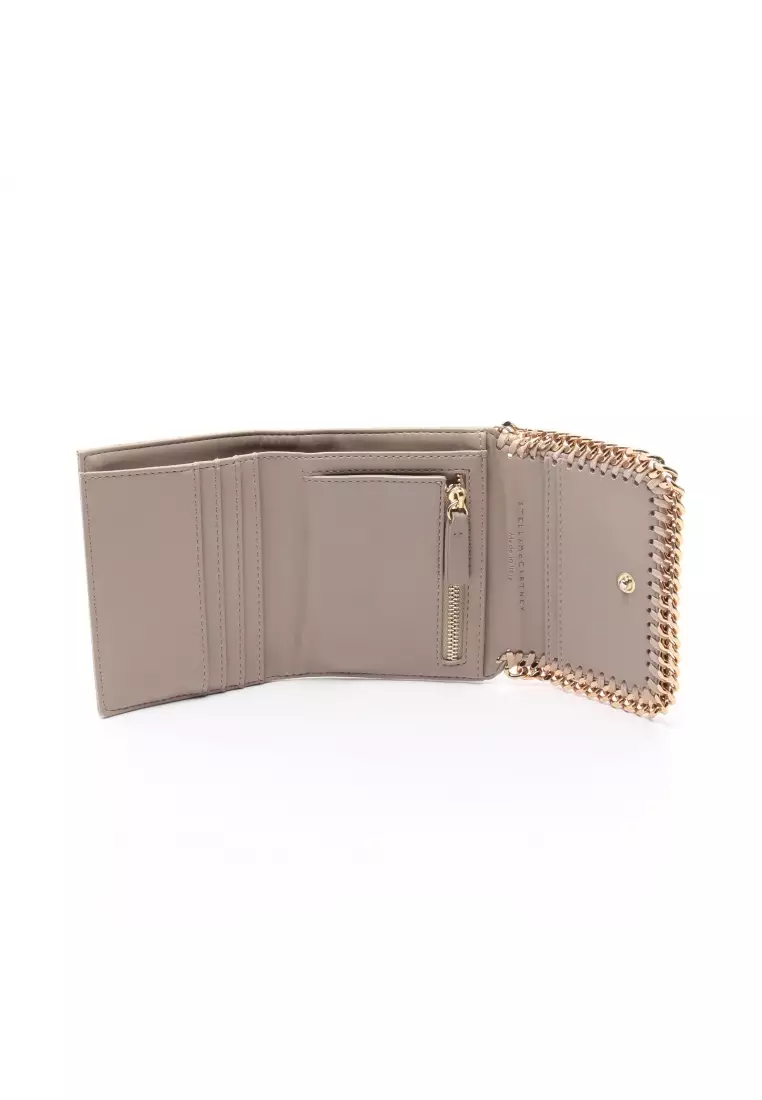 Buy Stella McCartney Pre-loved Falabella Small trifold wallet Fake ...