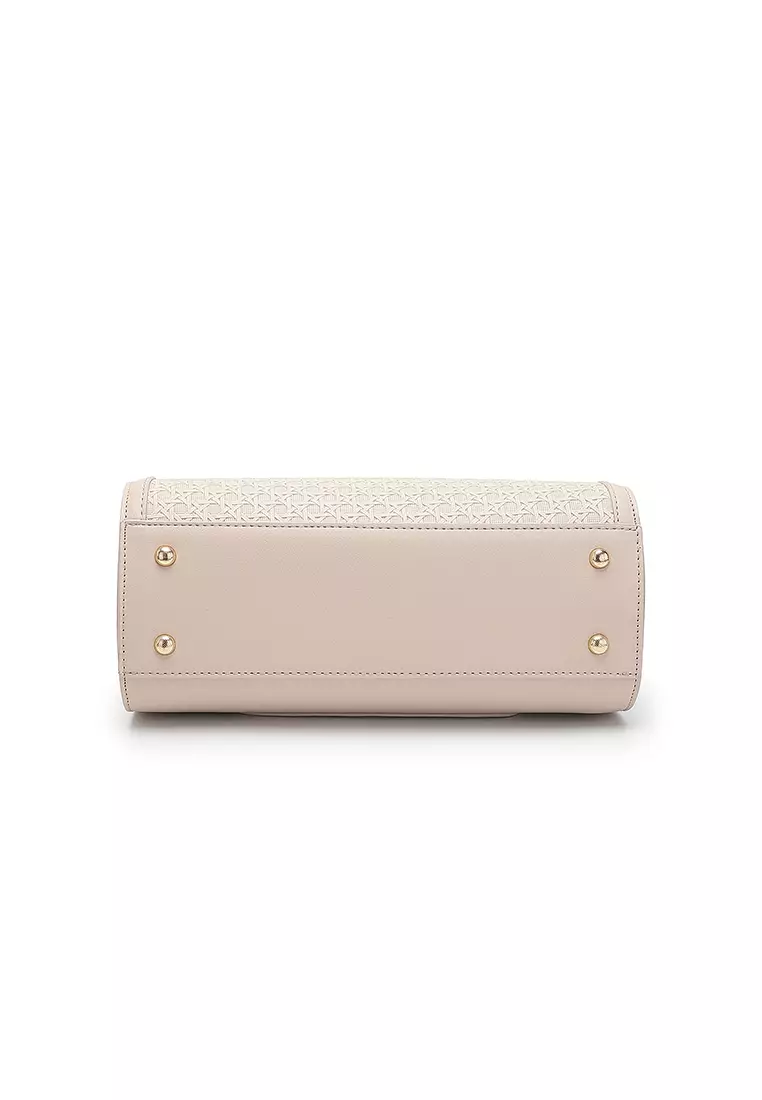 Women's Top Handle Bag / Sling Bag / Crossbody Bag - Beige
