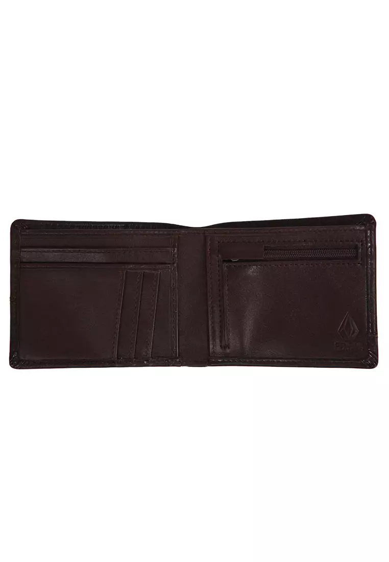 MLW SHIFTER STONE LEATHER WALLET BROWN