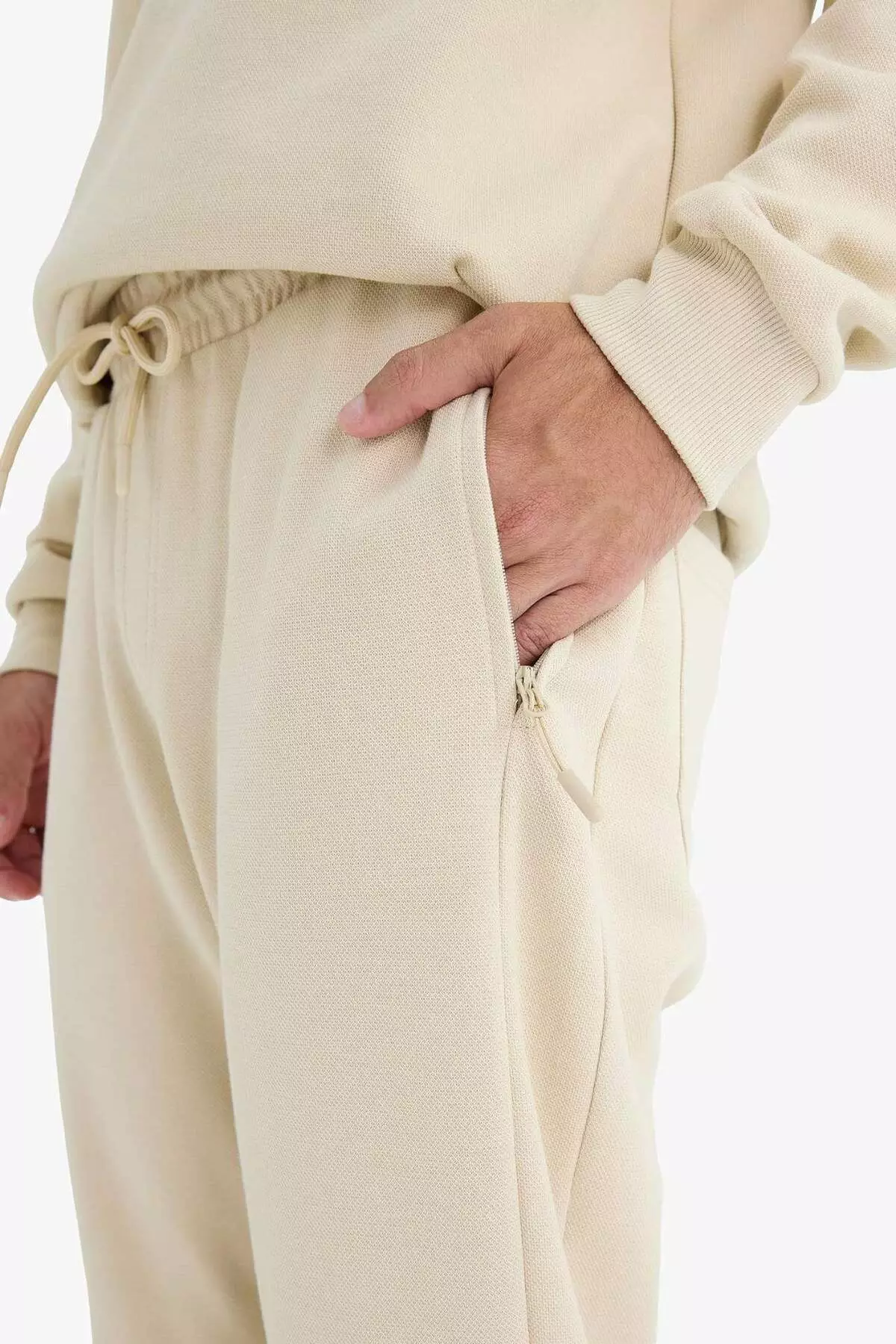 Slim Fit Slim Fit Zipper Pocket Pike Sweatpants D5258Ax25Sp