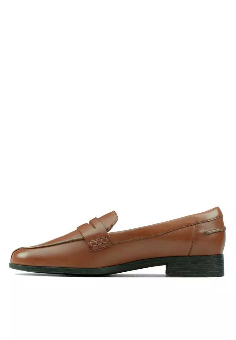 Womens Hamble Loafers - Tan Leather