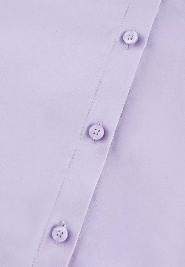 Easy Care Cotton Nylon Spandex Fine Twill Shirt