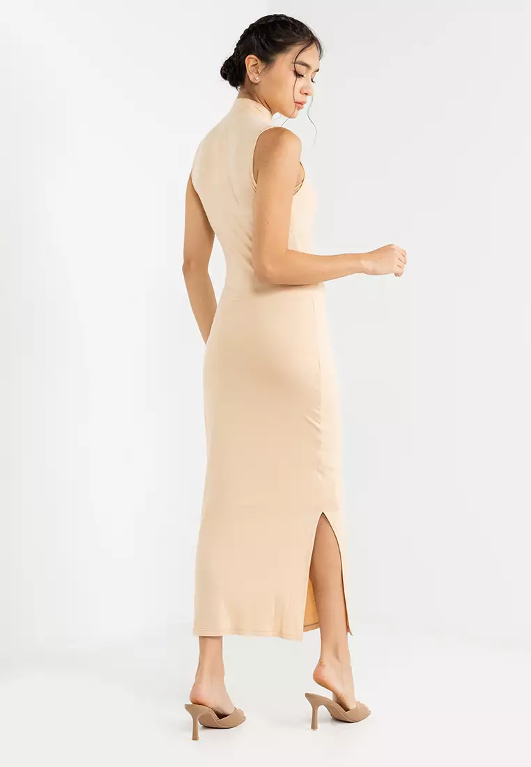Turtleneck Sleeveless Inner Dress
