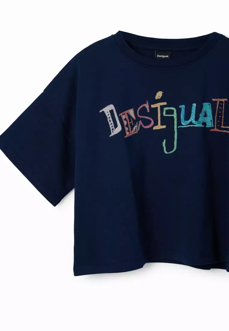 Buy Desigual Desigual Girl Multicolour logo T-shirt. 2024 Online ...