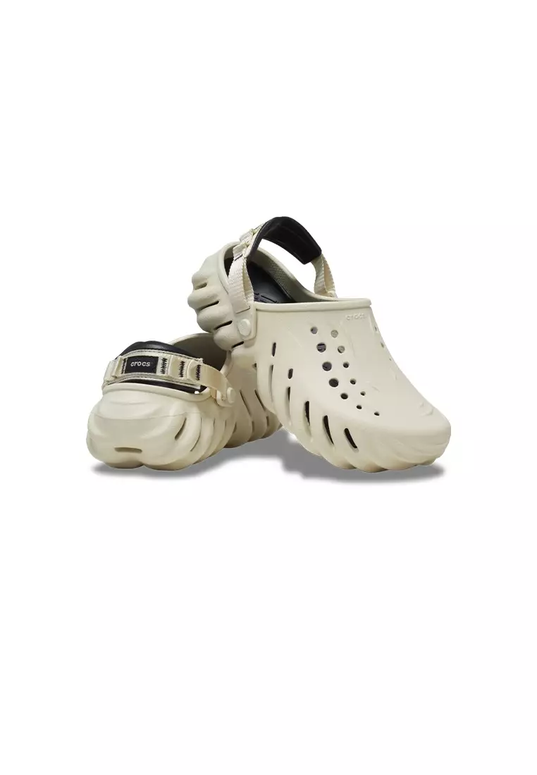 Echo Clog in Bone Black