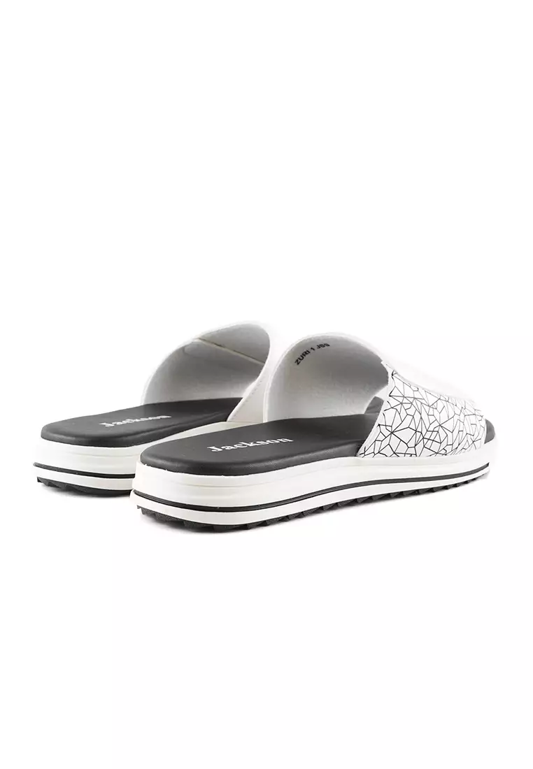Jackson Zuri 1JSS White - Sandal Slide