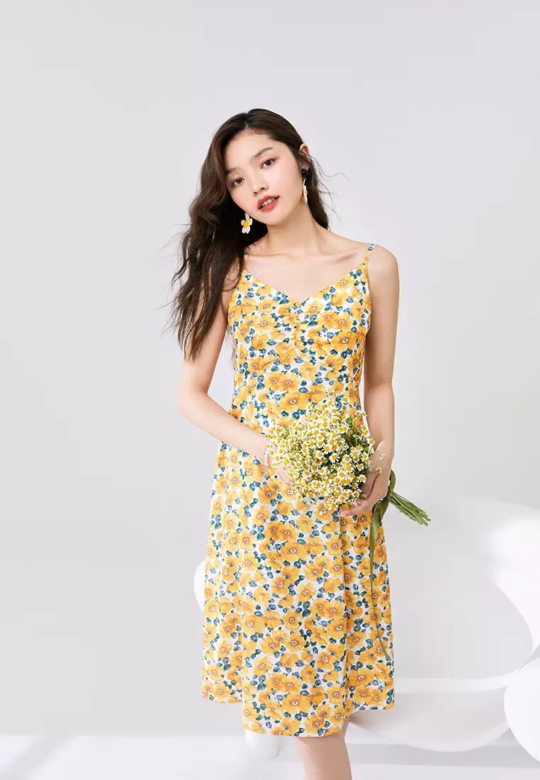 Floral Cami Midi Dress