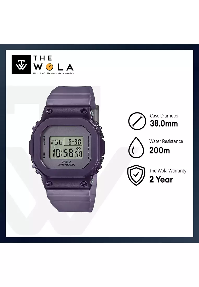 Women's Digital Watch GM-S5600MF-6 Midnight Fog Purple Resin Band Ladies Sport Watch