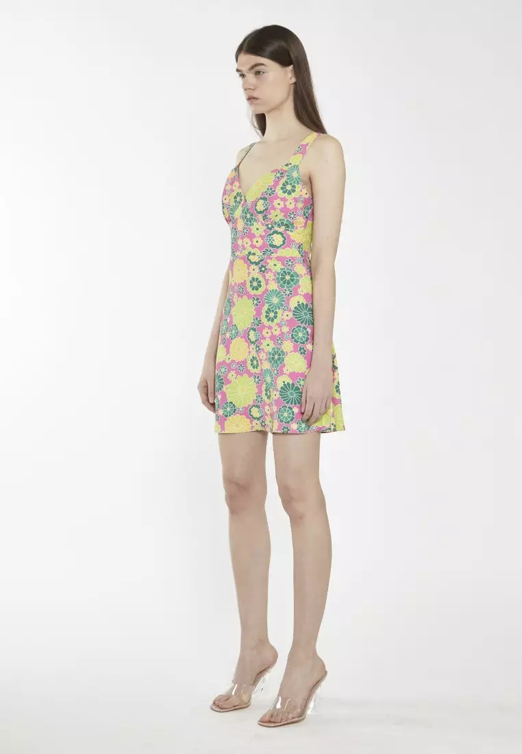 V-Neck Mini Dress