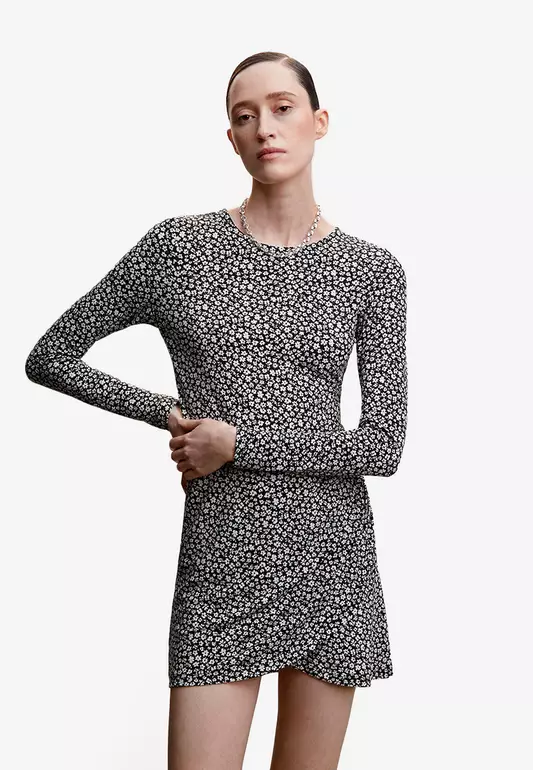 Flowers Printed Dress