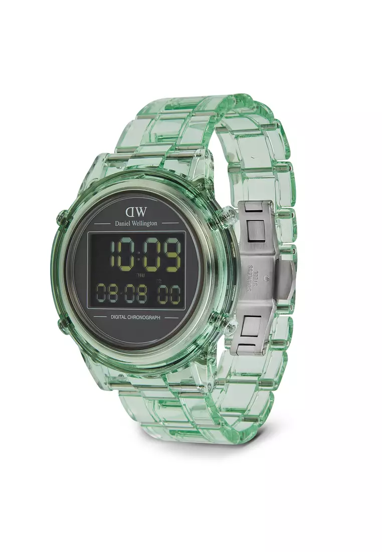 Retro Digital 42mm Light Green - Unisex Watch for women and men Digital movement watch DW Official Authentic Original