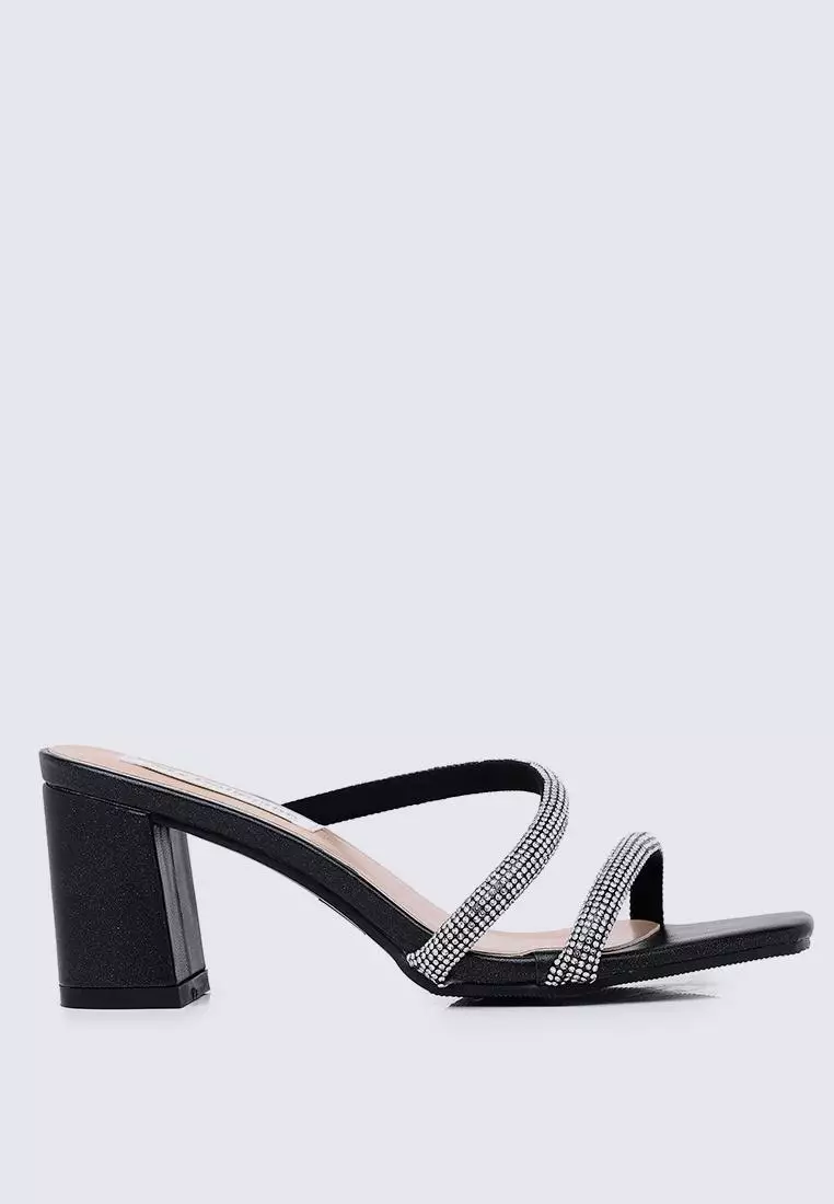 Discount on My Ballerine  shoes - SKU: My Ballerine Delphine Comfy Heels In Black