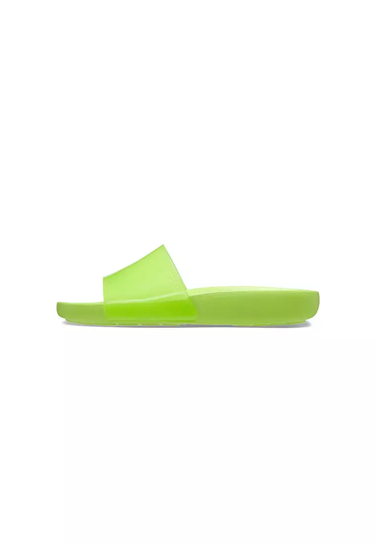 Buy Crocs Women's Splash Glossy Slide in Limeade 2024 Online | ZALORA ...