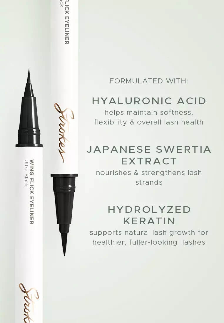 Wing Flick Eyeliner [Dual-Ended Brush Point Liquid Eyeliner] in Classic Brown