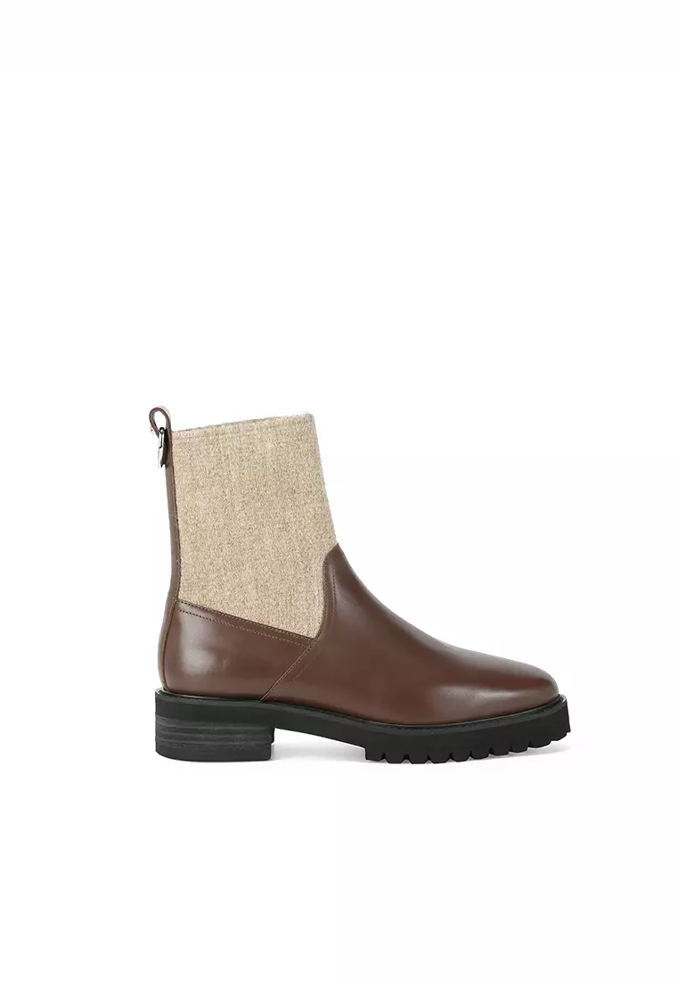 BERACAMY BERACAMY Cloth Ankle Boot Cacao 2024 Buy BERACAMY