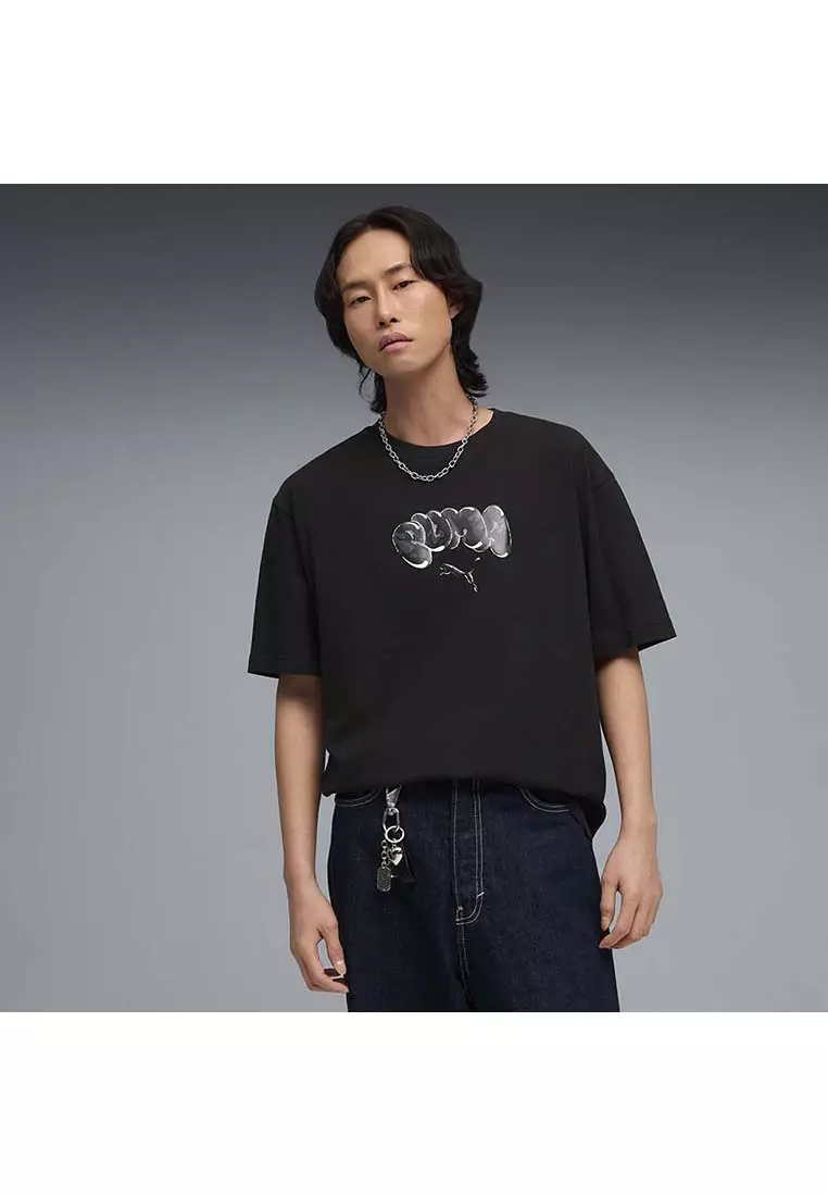 Graphic Balloon Art Relaxed Tee Men