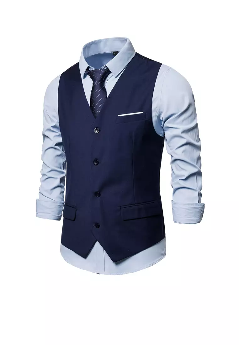 Korean-style V-neck Vest ZQ001
