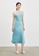 URBAN REVIVO blue Textured Strap Dress 0BA57AABB37D87GS_4