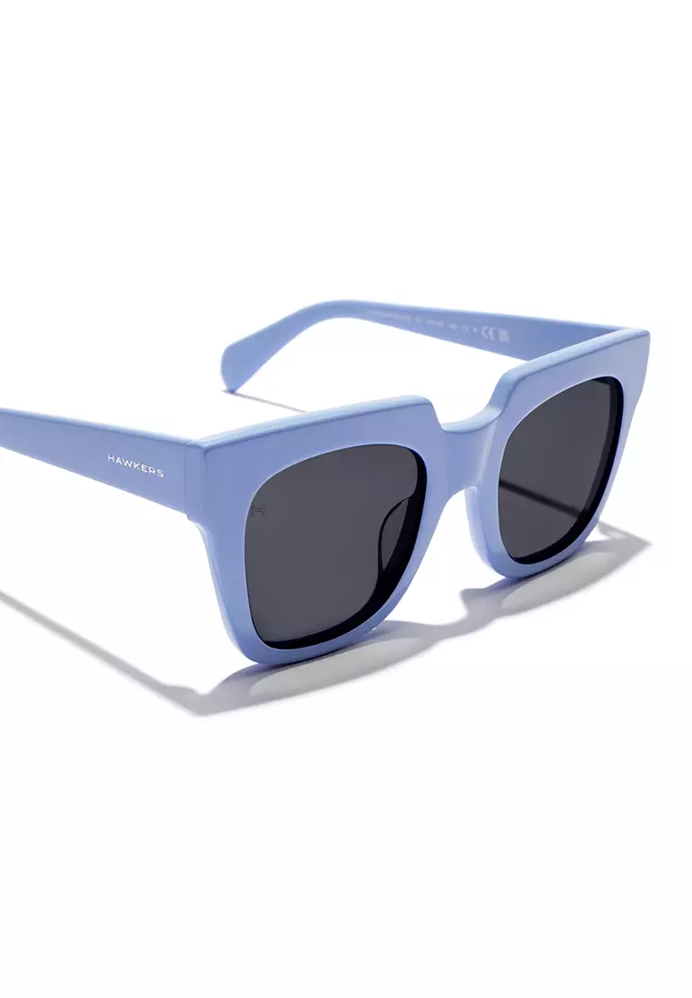 HAWKERS Soft Blue Ash Row X Sunglasses For Women, Female. Official Product Designed In Spain