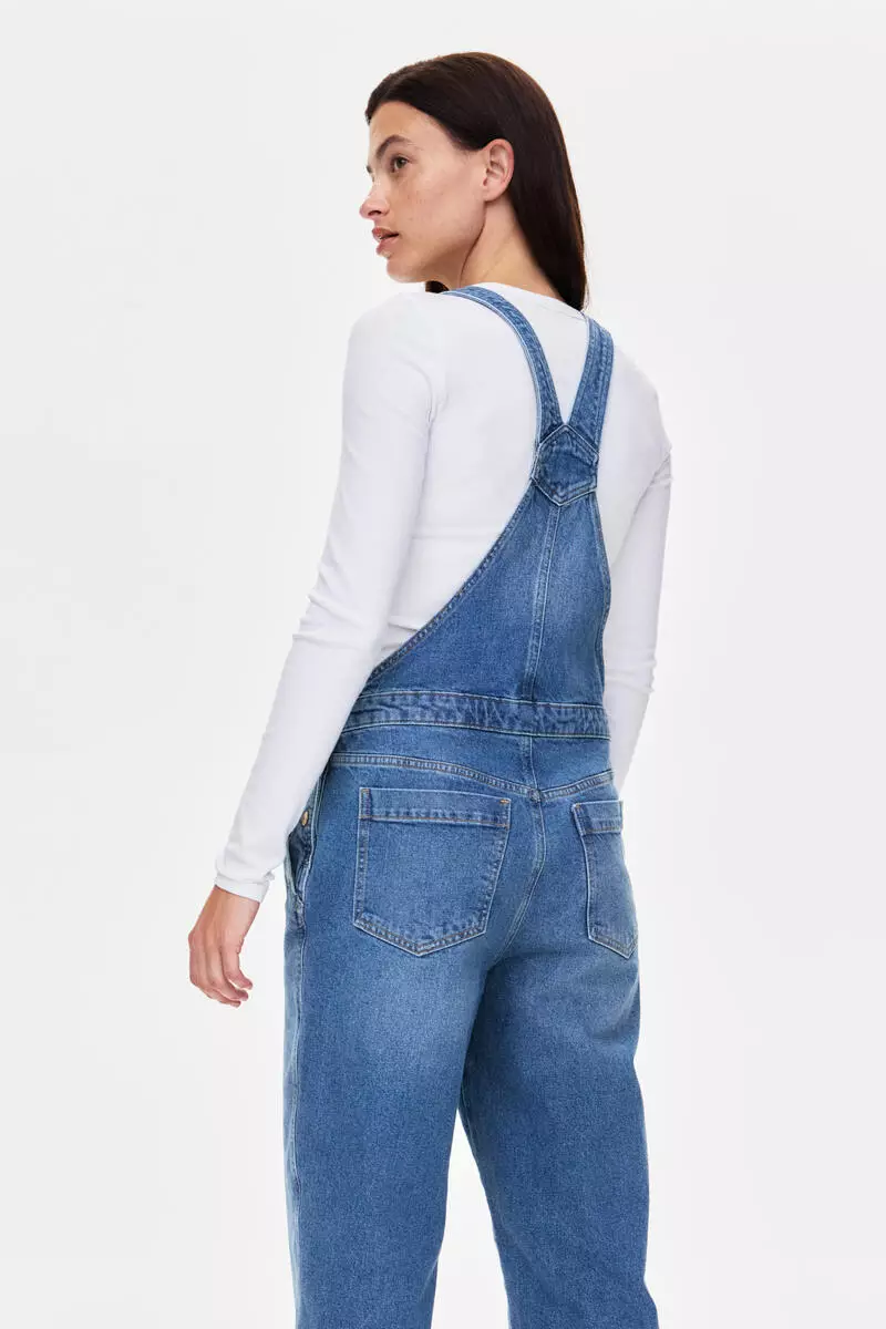 MAMA Before & After Denim dungarees