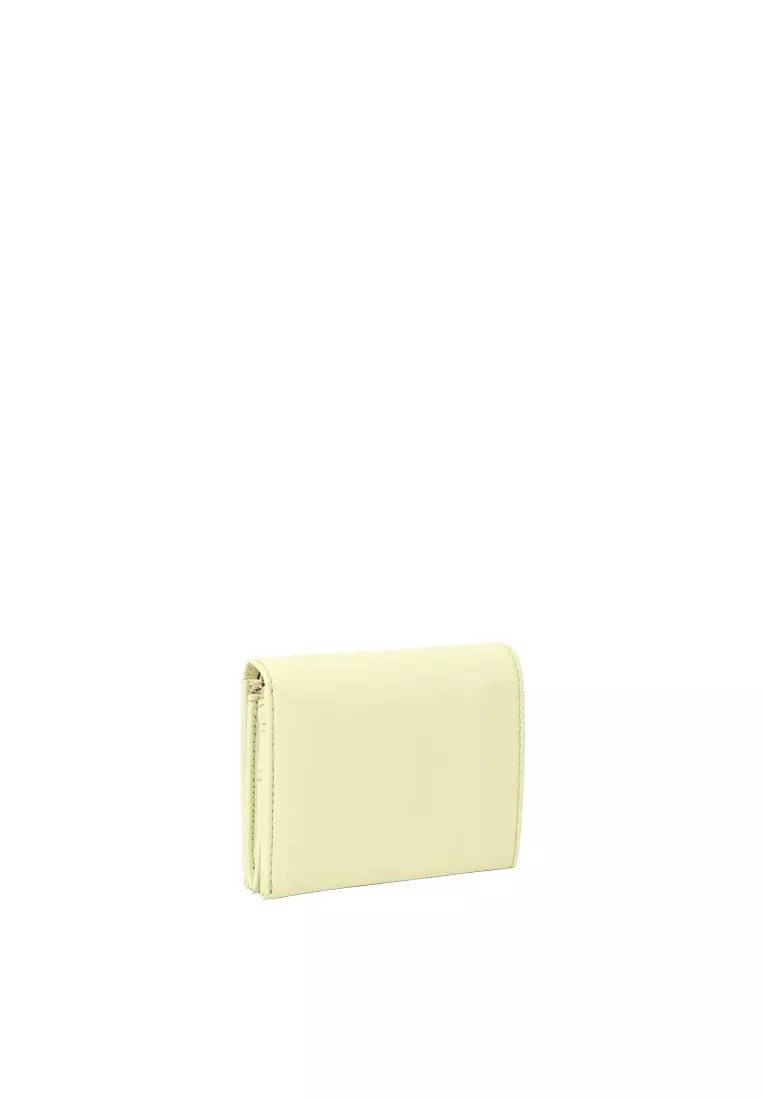 Snap Button Wallet - Yellow