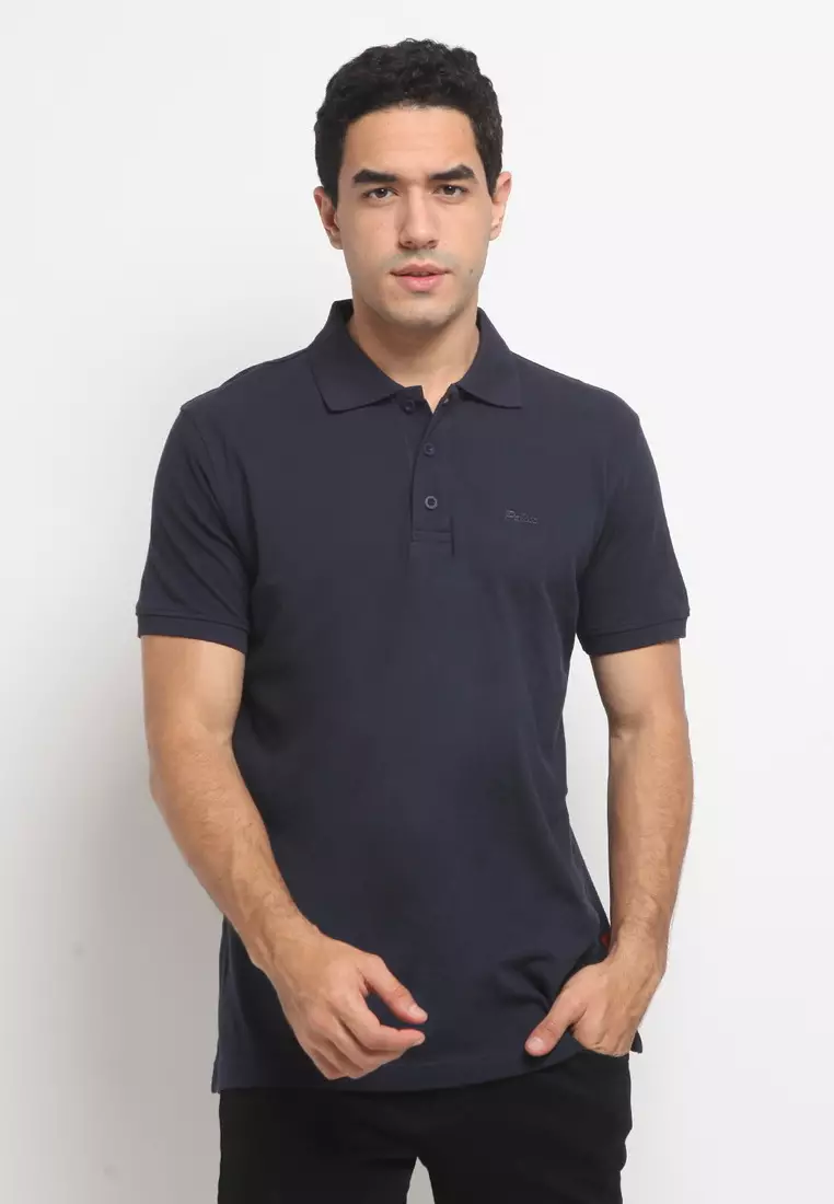 POLICE Polo Shirt Krah Polos Pria 207200171