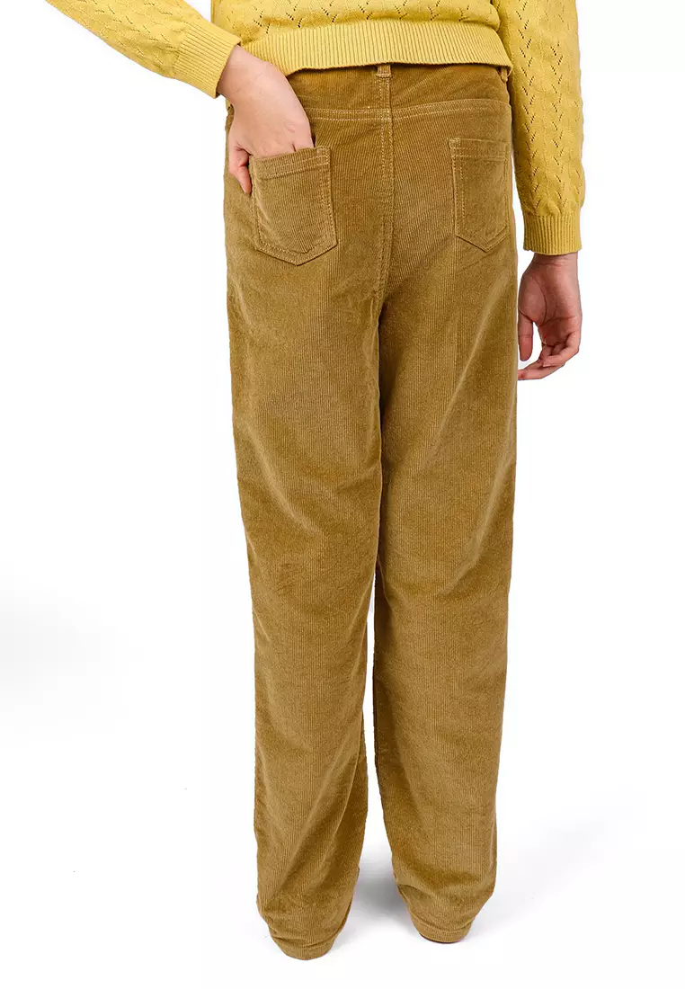 Girls Straight Fit Cord Pants