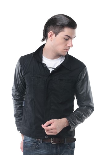 Crows Denim - Comby Leather Jacket