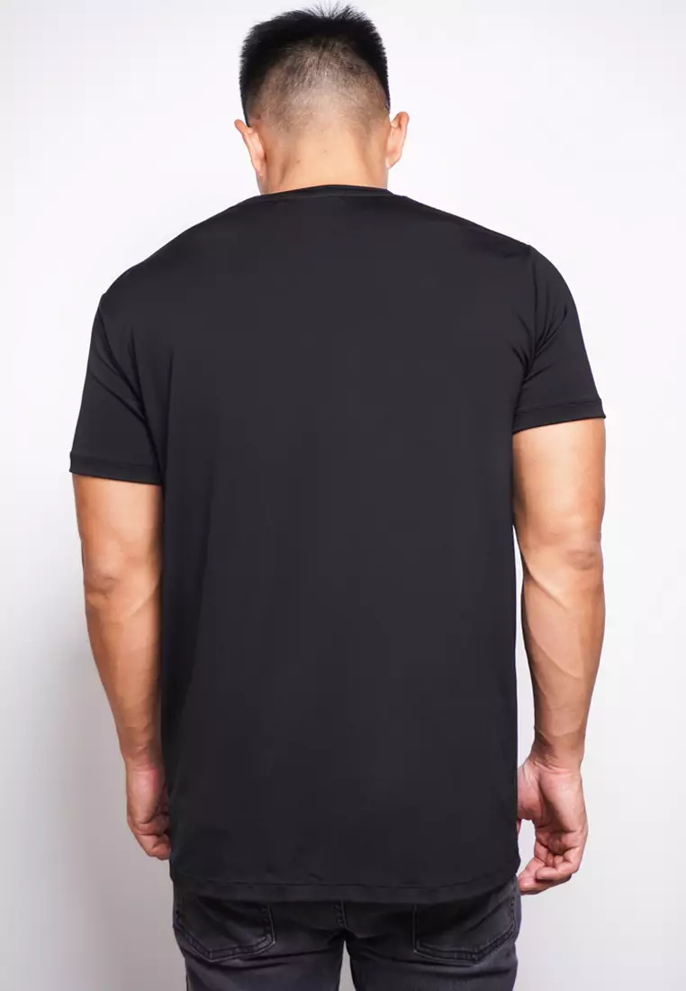 Nade NTB38 Kaos Pria Tangan Pendek Hitam Nade Japan Idealist By Nature