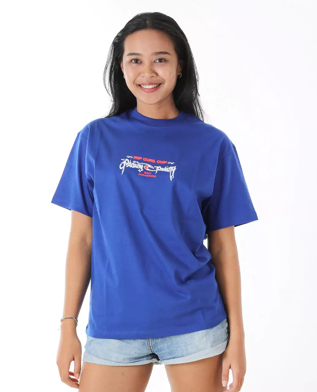 Rip Curl Unisex Padang Padang 25 Poster Tee - Cobalt
