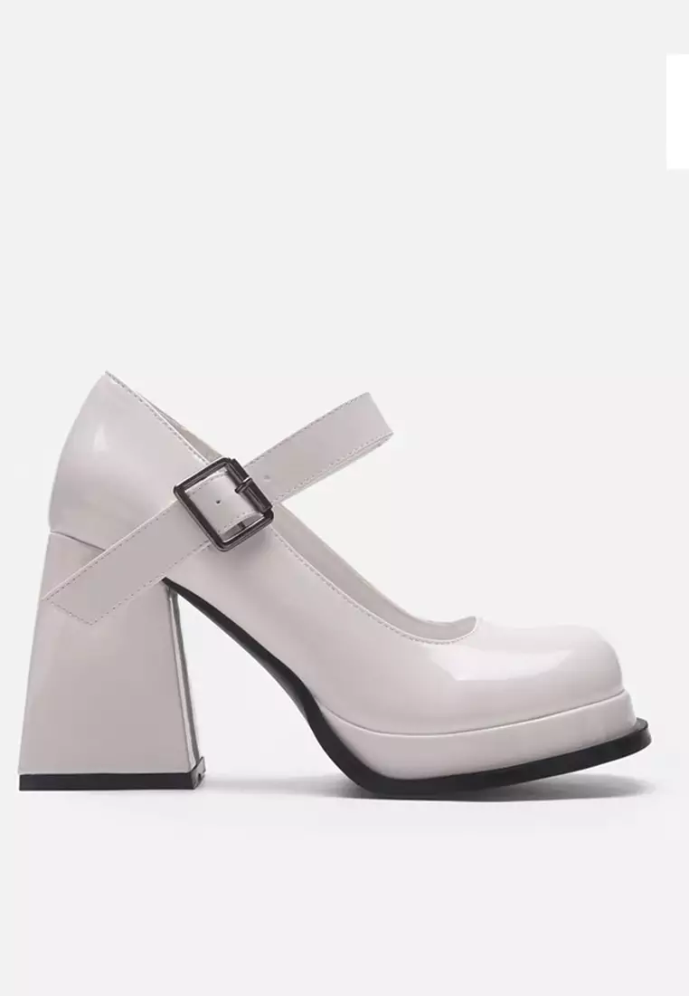 Discount on Twenty Eight Shoes  shoes - SKU: 9CM Round Toe Leather Mary Jane Shoes MZ3560
