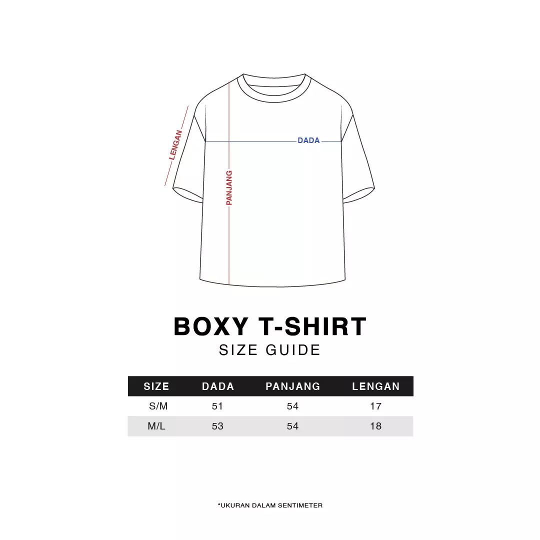 Kaos Wanita Boxy Tee Ruby Black