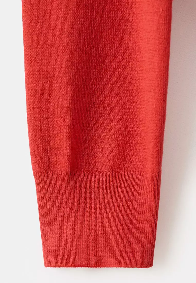 Fine-Knit Crew-Neck Sweater