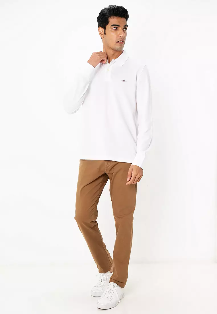 Shield Long Sleeves Polo Shirt