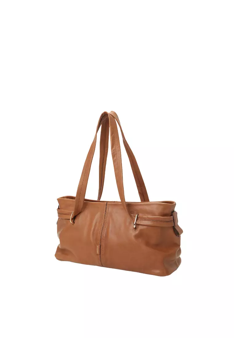 Empiricism Baguette 單肩袋 - 焦糖