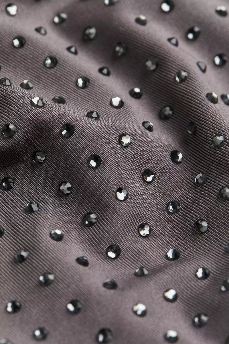 Rhinestone-embellished dress