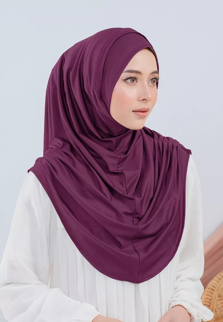 HIJAB INSTAN VALEEQA - BURGUNDY