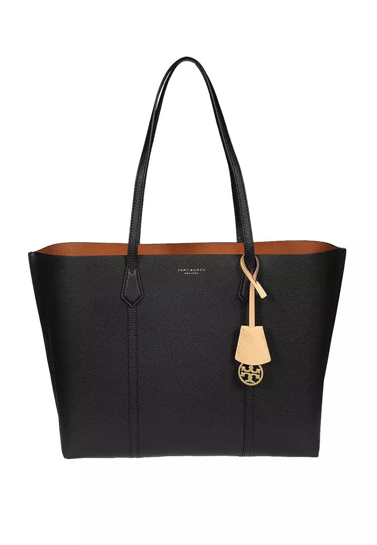 Tory Burch Perry Triple Compartment Tote Black 81932