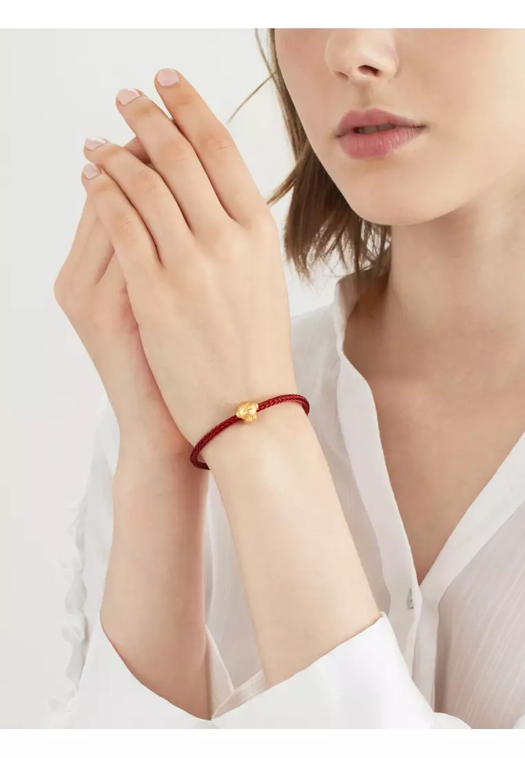 Charme 999 24K Gold Chinese Zodiac Monkey Charm 93699C (Bracelet not included)