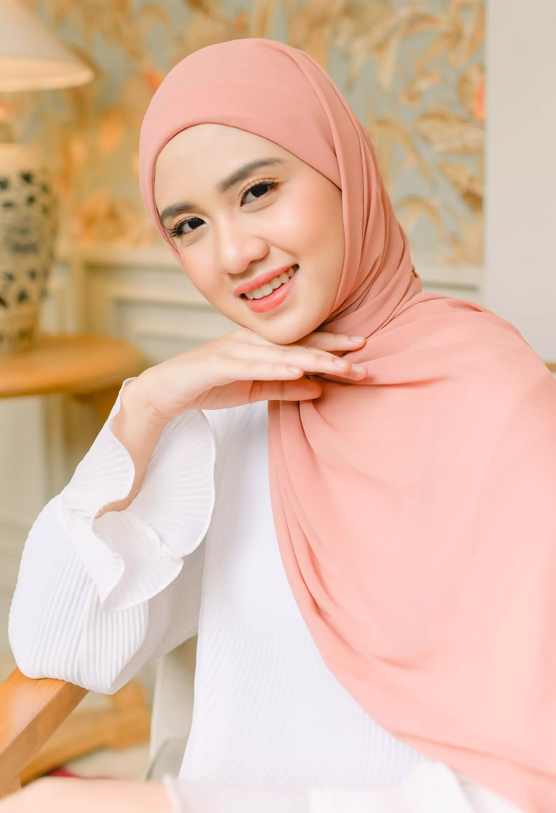 Araa Shawl Soft Orange