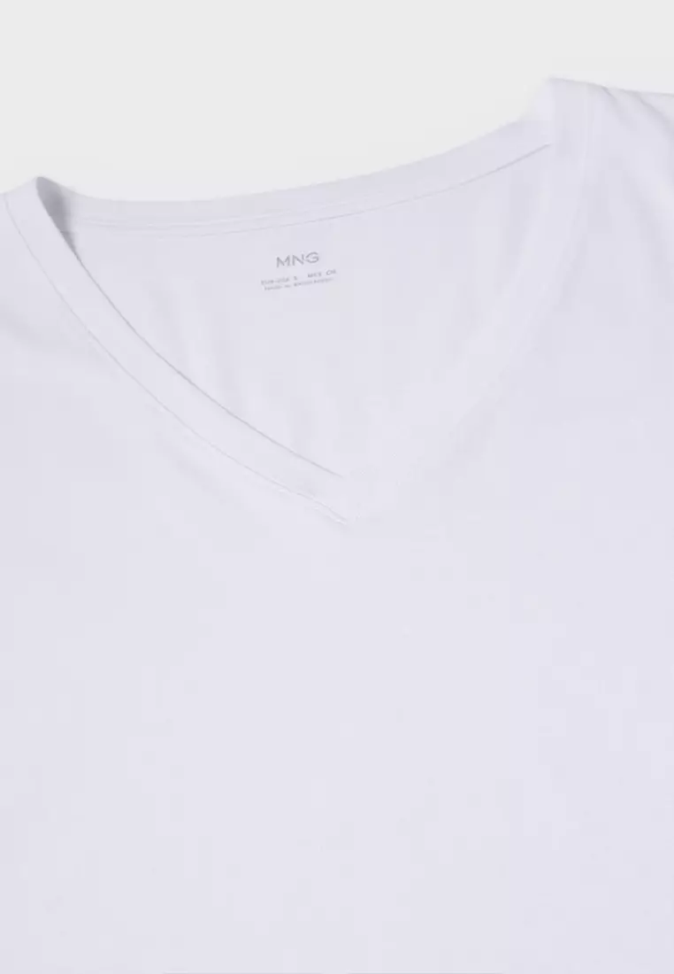 Buy Mango Essential Cotton T-Shirt 2023 Online | ZALORA Philippines