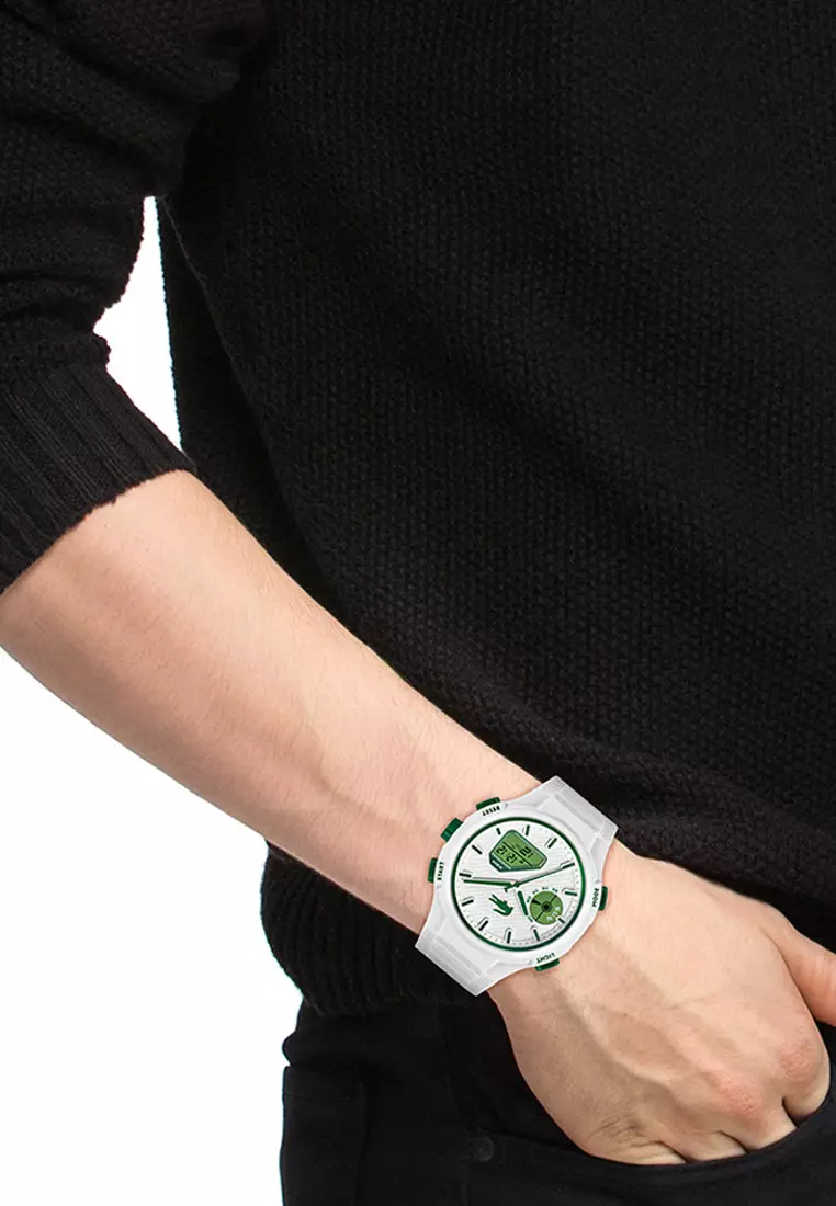 Buy Lacoste LC33 Men's Watch White Silicone Strap - White Dial 2011364 ...