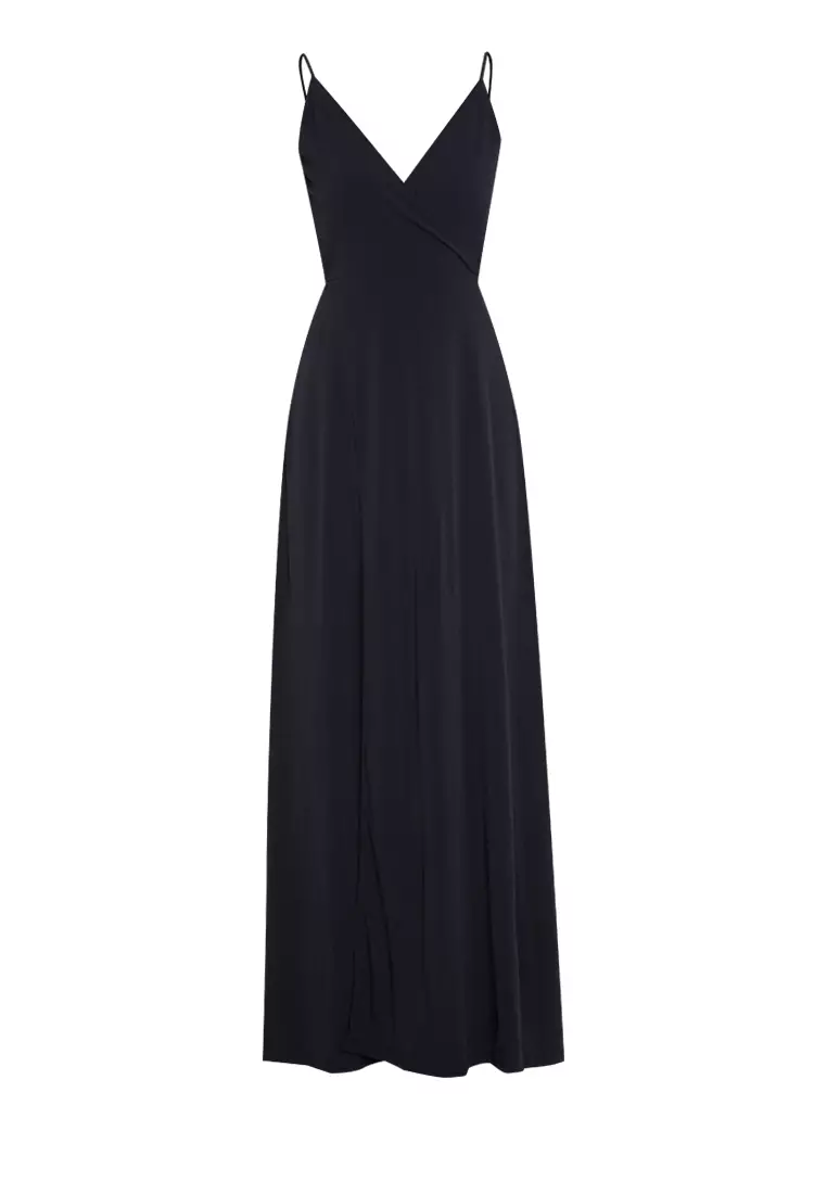 Monica Wrapped Backless Maxi Dress