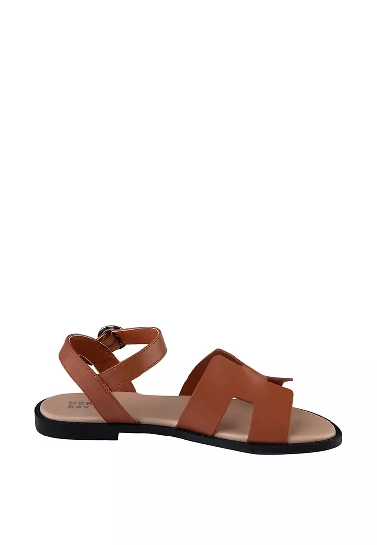 Discount on Montego Bay Club  shoes - SKU: Women's PU Fleur Flat Sandal