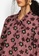 Lubna red and green Printed Bow Detail Blouse B6AF3AA3D35E77GS_2
