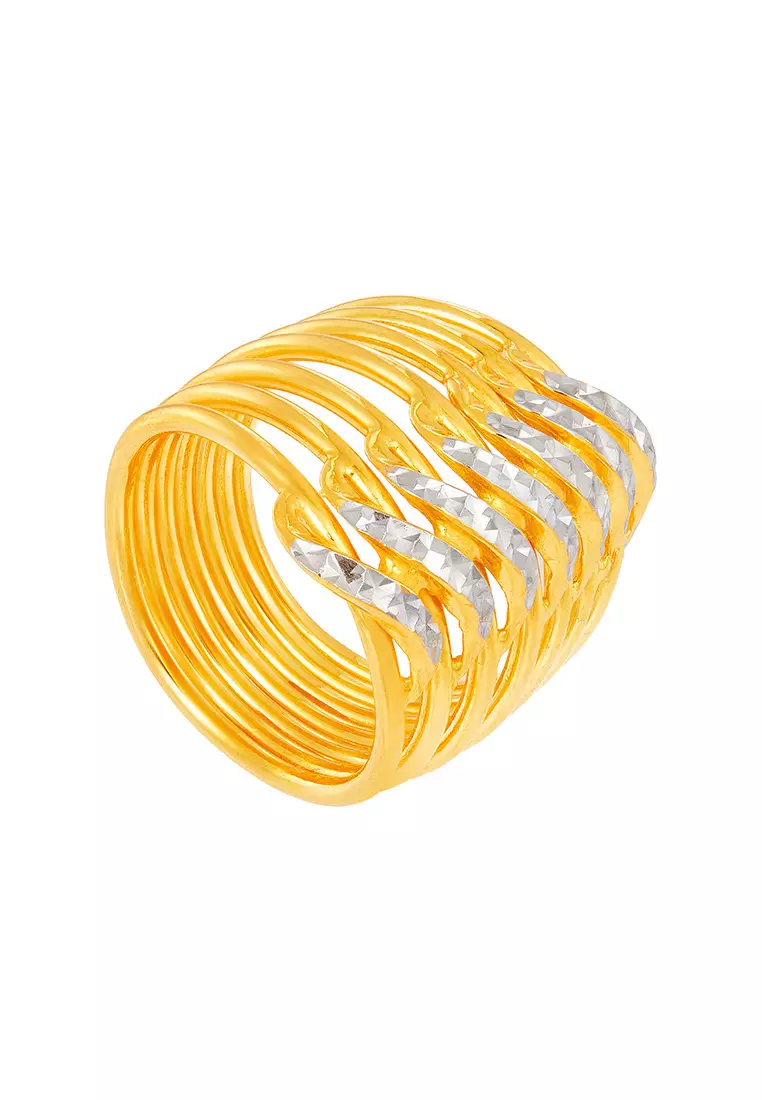 HABIB 916/22K Yellow and White Gold Ring R68670923